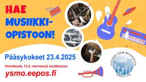 ilmoitus hausta musiikkiopistoon