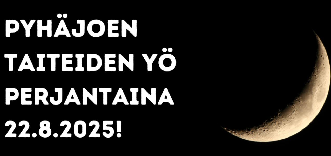 taiteiden yön banneri