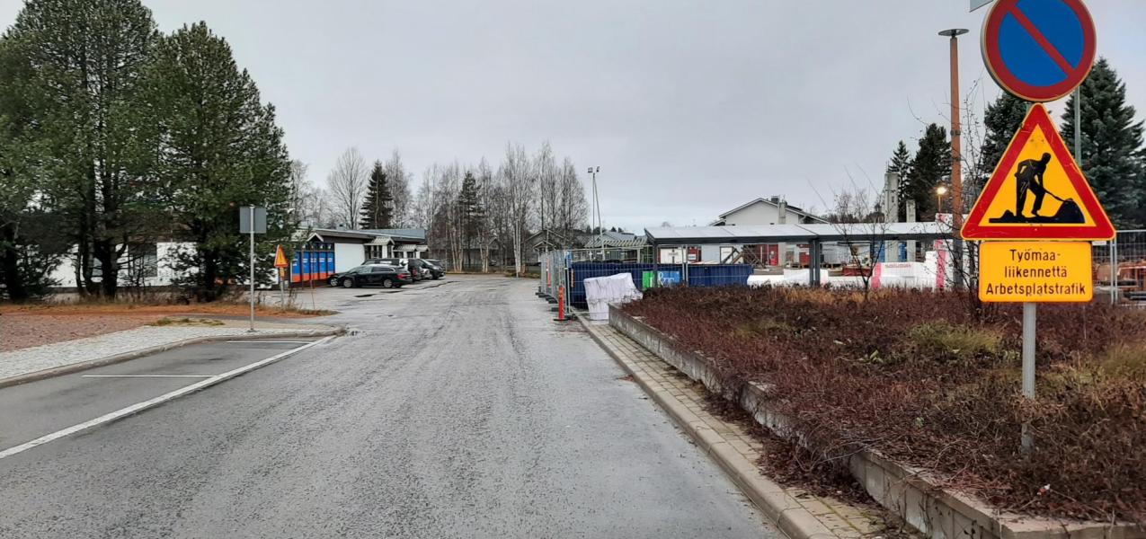 Kuva kunnantalon työmaasta