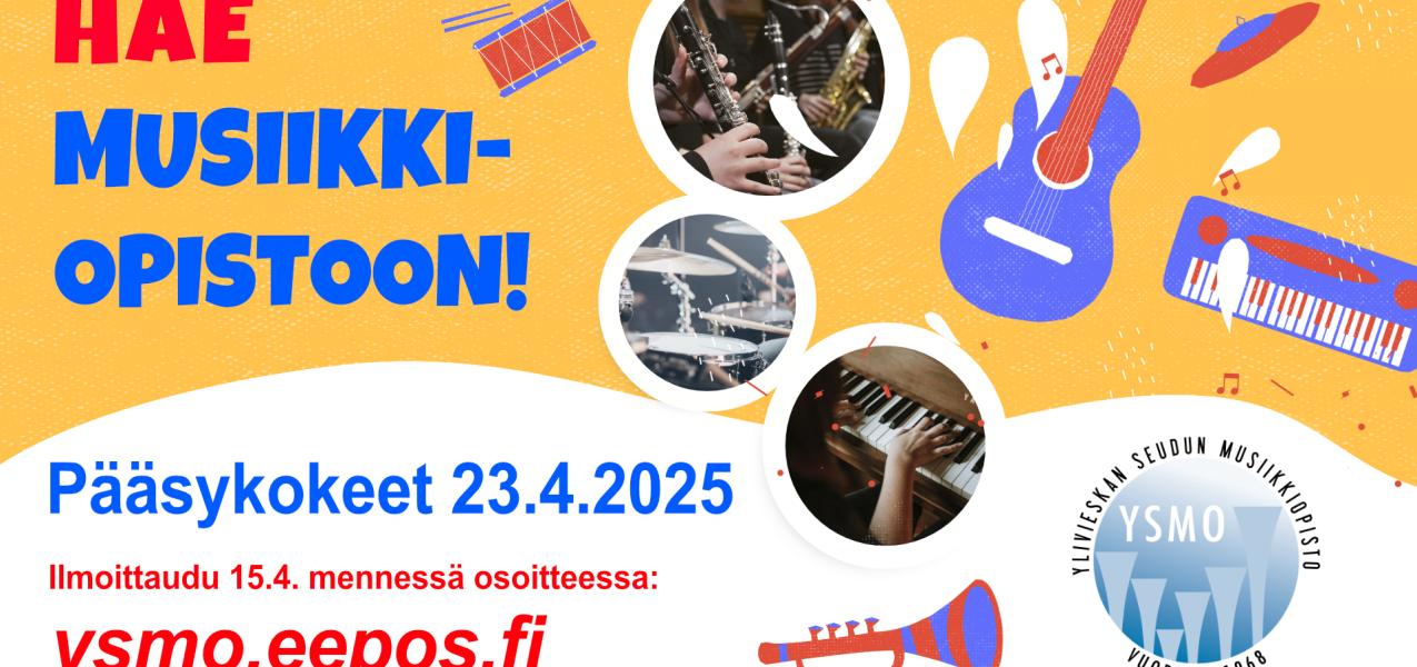 ilmoitus hausta musiikkiopistoon