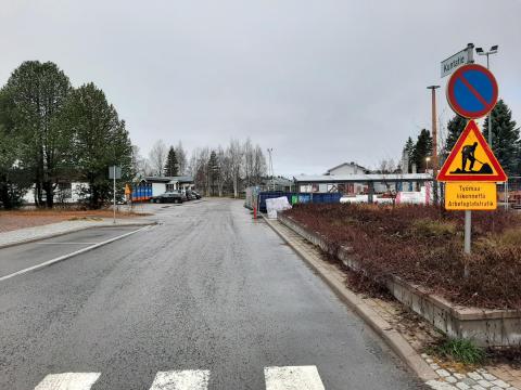 Kuva kunnantalon työmaasta