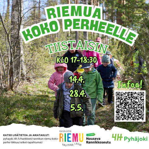 Riemua koko perheelle tiistai iltaisin