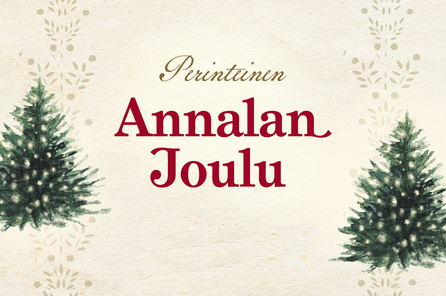 Kuvassa Annalan Joulun logo